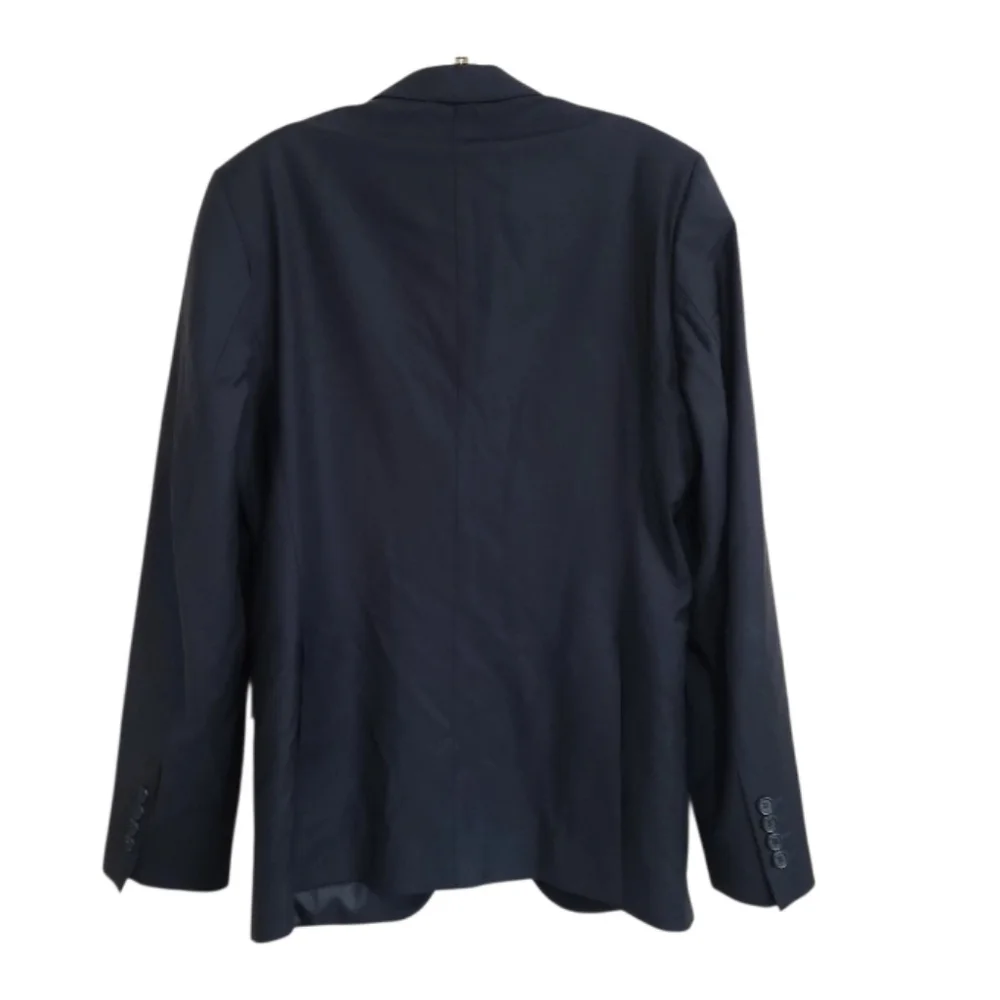Zara Mens Black One Button Blazer Jacket Size 36